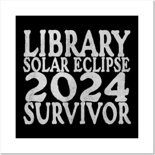 Funny Librarian Solar Eclipse 2024 Shirt, Trendy Public Library Program Bookish Y2k Posters and Art